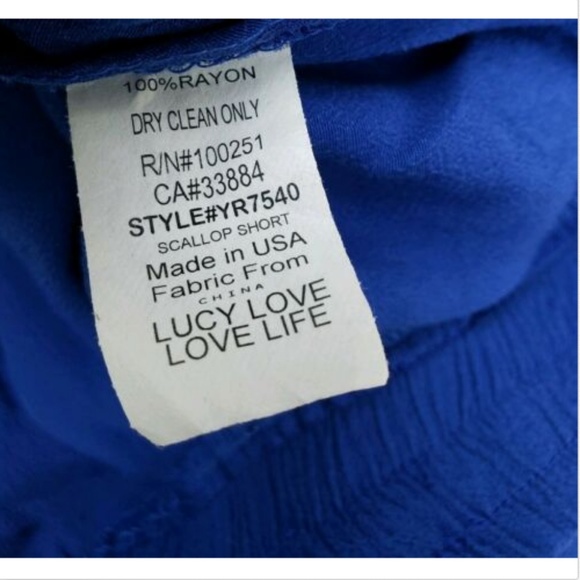 Lucy Love Size L High Waisted Blue White L… - Picture 6 of 6